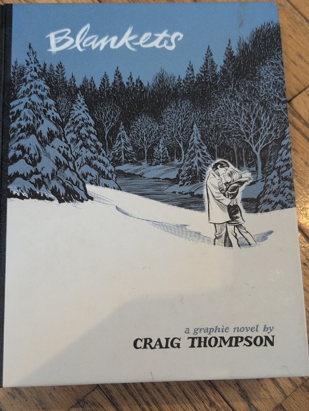 Blankets by Thompson - Blue & White Graphic Novel